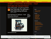 Tablet Screenshot of maineroofing.wordpress.com