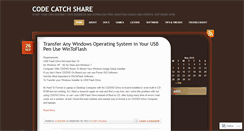 Desktop Screenshot of codecatcher.wordpress.com