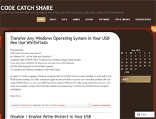 Tablet Screenshot of codecatcher.wordpress.com