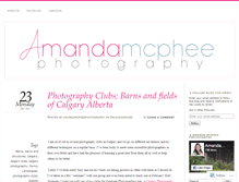 Tablet Screenshot of amandamcpheephotography.wordpress.com