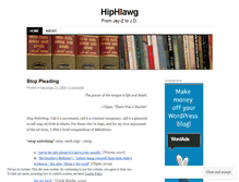 Tablet Screenshot of hiphlawp.wordpress.com