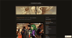 Desktop Screenshot of bestiairedusphinx.wordpress.com