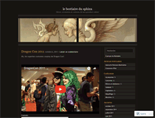 Tablet Screenshot of bestiairedusphinx.wordpress.com