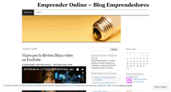 Desktop Screenshot of emprenderonline.wordpress.com