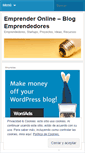 Mobile Screenshot of emprenderonline.wordpress.com