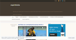 Desktop Screenshot of espiritolula.wordpress.com