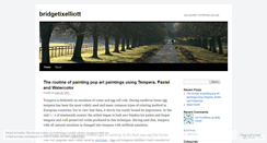 Desktop Screenshot of bridgetixelliott.wordpress.com