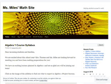 Tablet Screenshot of msmilesmath.wordpress.com