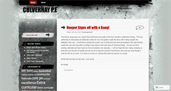 Desktop Screenshot of culverhaype.wordpress.com