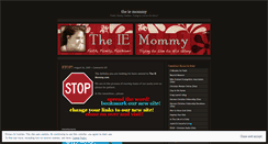 Desktop Screenshot of iemommy.wordpress.com