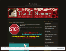 Tablet Screenshot of iemommy.wordpress.com