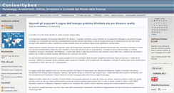 Desktop Screenshot of curiositybox.wordpress.com