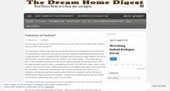 Desktop Screenshot of dreamhomedigest.wordpress.com