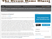Tablet Screenshot of dreamhomedigest.wordpress.com