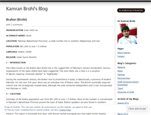 Tablet Screenshot of kamranbrohi.wordpress.com