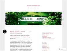 Tablet Screenshot of brownstreetkitchen.wordpress.com