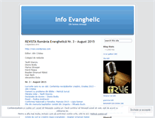 Tablet Screenshot of infoevanghelic.wordpress.com