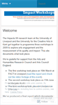 Mobile Screenshot of impactworkshops.wordpress.com