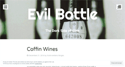 Desktop Screenshot of evilbottle.wordpress.com