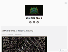 Tablet Screenshot of analemagroup.wordpress.com