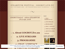 Tablet Screenshot of gogbotlive.wordpress.com