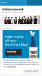 Mobile Screenshot of diahryeonwook.wordpress.com