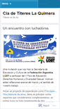 Mobile Screenshot of laquimeratiteres.wordpress.com