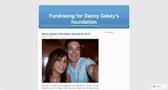 Desktop Screenshot of dannygokeysoneheartgala.wordpress.com