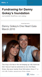 Mobile Screenshot of dannygokeysoneheartgala.wordpress.com