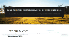 Desktop Screenshot of irishamericanmuseumdc.wordpress.com