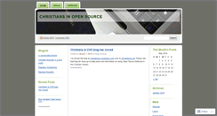 Desktop Screenshot of christianoss.wordpress.com
