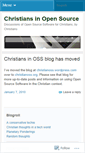 Mobile Screenshot of christianoss.wordpress.com