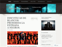 Tablet Screenshot of brainstormoverride.wordpress.com