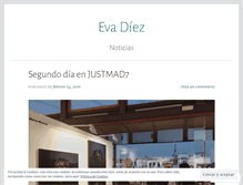 Tablet Screenshot of evadiez.wordpress.com