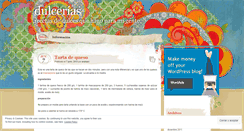 Desktop Screenshot of dulcerias.wordpress.com