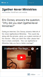 Mobile Screenshot of 2gether4everministries.wordpress.com