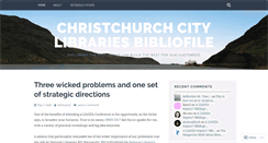 Desktop Screenshot of cclbibliofile.wordpress.com
