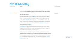 Desktop Screenshot of d2cmobile.wordpress.com
