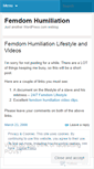 Mobile Screenshot of femdomhumiliation.wordpress.com