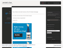 Tablet Screenshot of jamilahspa.wordpress.com