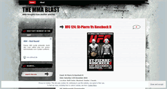 Desktop Screenshot of mmablast.wordpress.com