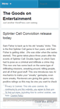 Mobile Screenshot of goodsentertainment.wordpress.com