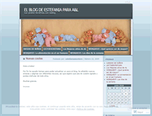 Tablet Screenshot of estefaniamontoro.wordpress.com