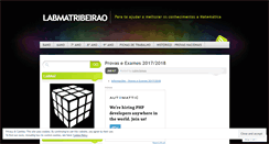 Desktop Screenshot of labmatribeirao.wordpress.com