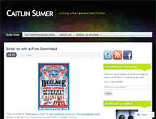Tablet Screenshot of caitlinsumer.wordpress.com