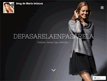 Tablet Screenshot of depasarelaenpasarela.wordpress.com