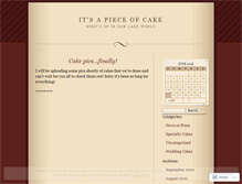 Tablet Screenshot of itsapieceofcakeva.wordpress.com