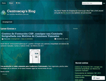 Tablet Screenshot of centroscap.wordpress.com