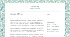 Desktop Screenshot of nelsonslog.wordpress.com