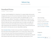 Tablet Screenshot of nelsonslog.wordpress.com